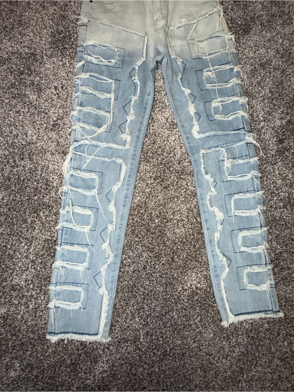 Light Blue Distressed Women’s Jeans